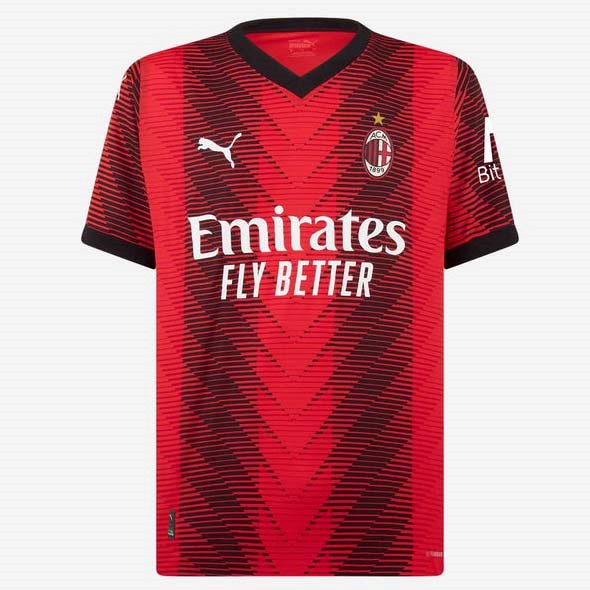 Tailandia Camiseta AC Milan Replica Primera Ropa 2023/24